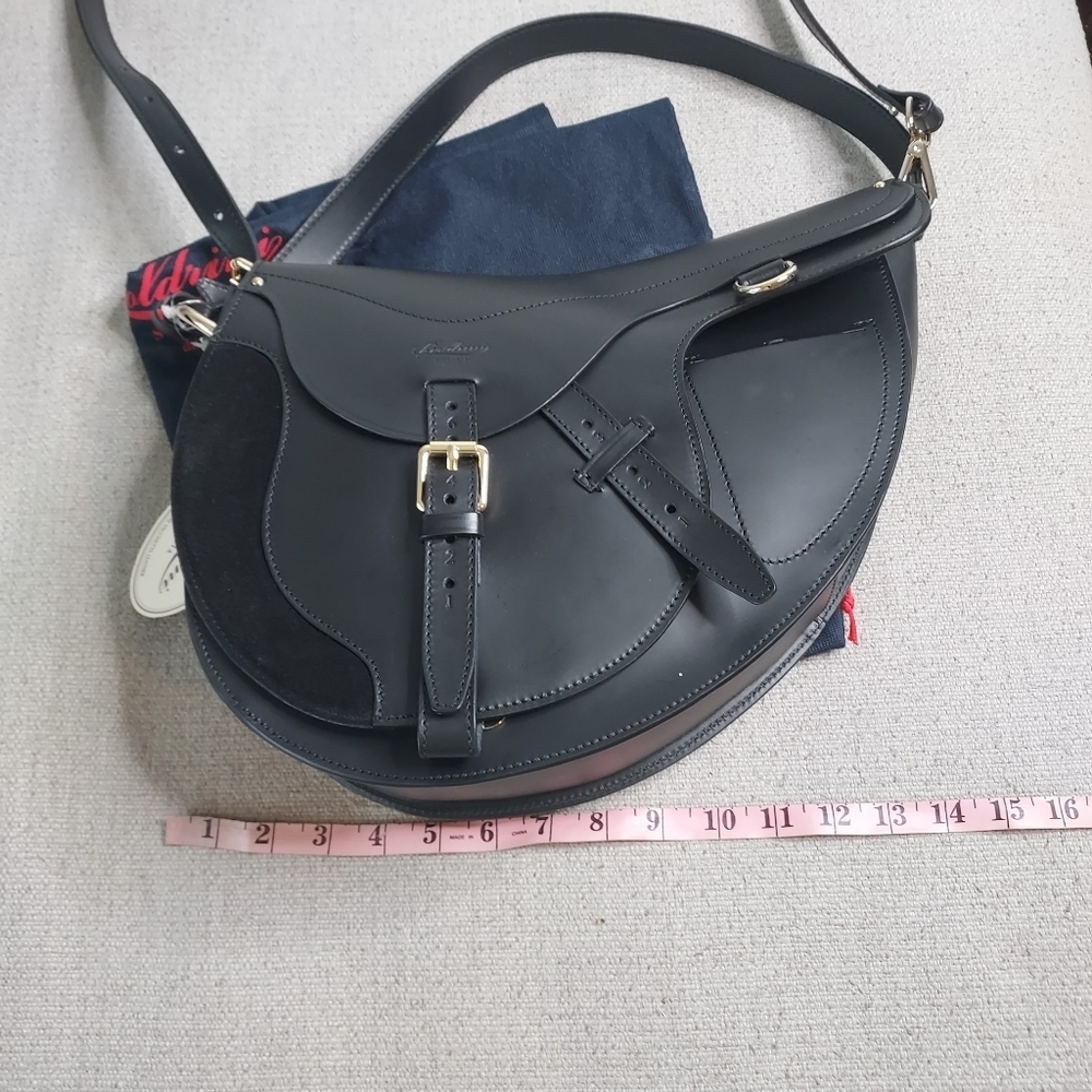 Boldrini Classic saddle bag-all leather - Picture 12 of 16